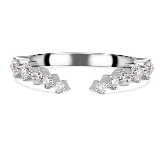 TwirlChic White Topaz Band