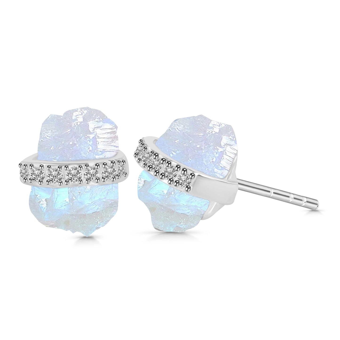 Divine Moonstone Delight Studs