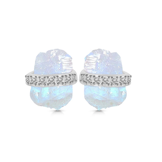 Divine Moonstone Delight Studs