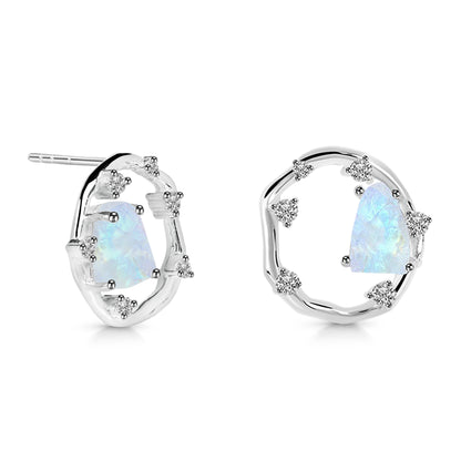 Moonstone Chic Sparklers Studs