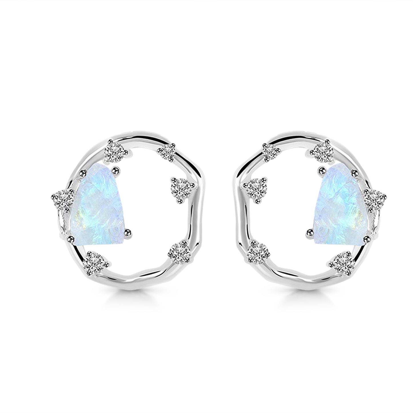 Moonstone Chic Sparklers Studs