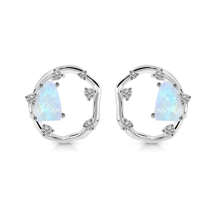 Moonstone Chic Sparklers Studs