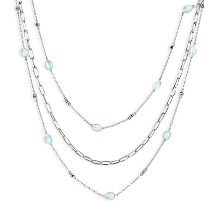 Moonstone Layered Luxe Necklace