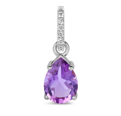 Amethyst Zest Drop Pendant