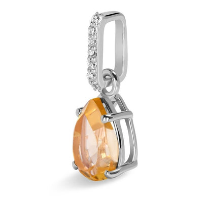 Citrine Zest Drop Pendant