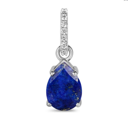 Lapis Zest Drop Pendant