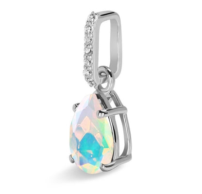 Opal Zest Drop Pendant