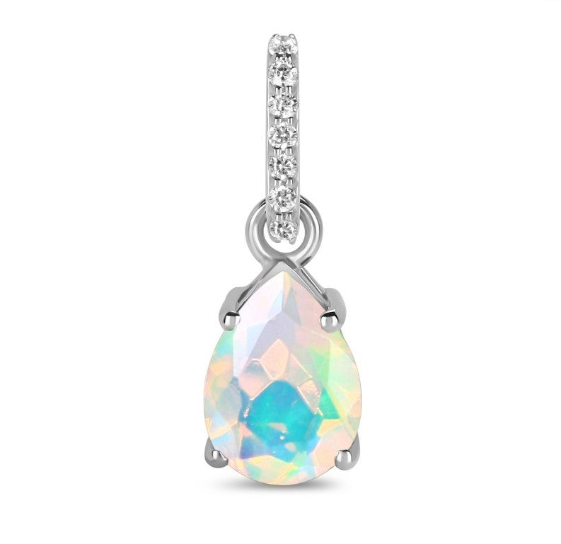 Opal Zest Drop Pendant