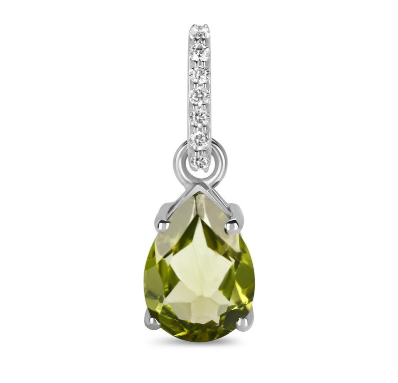 Peridot Zest Drop Pendant