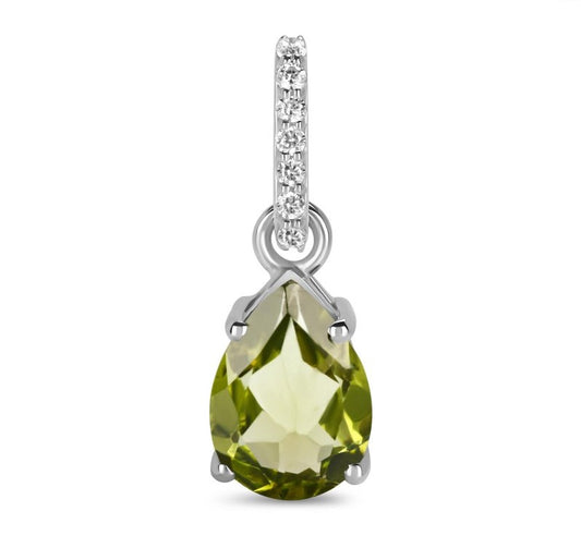 Peridot Zest Drop Pendant