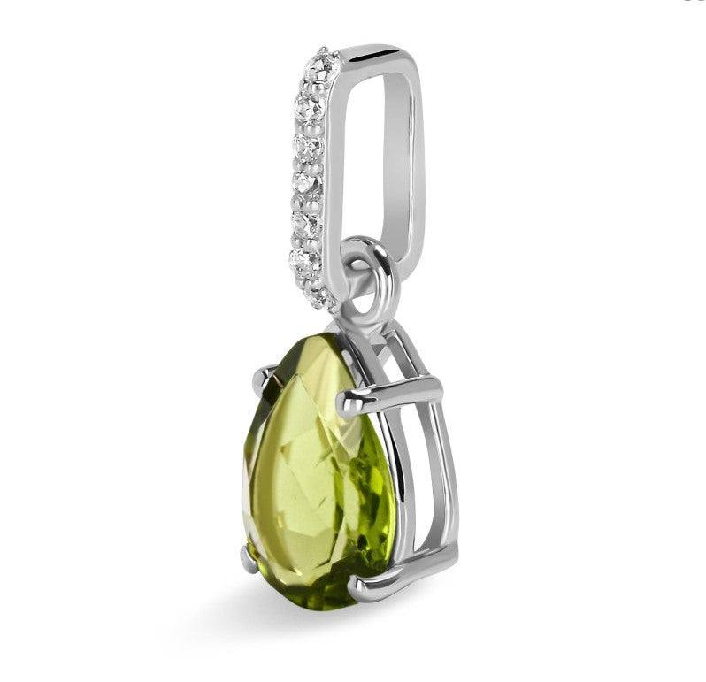 Peridot Zest Drop Pendant