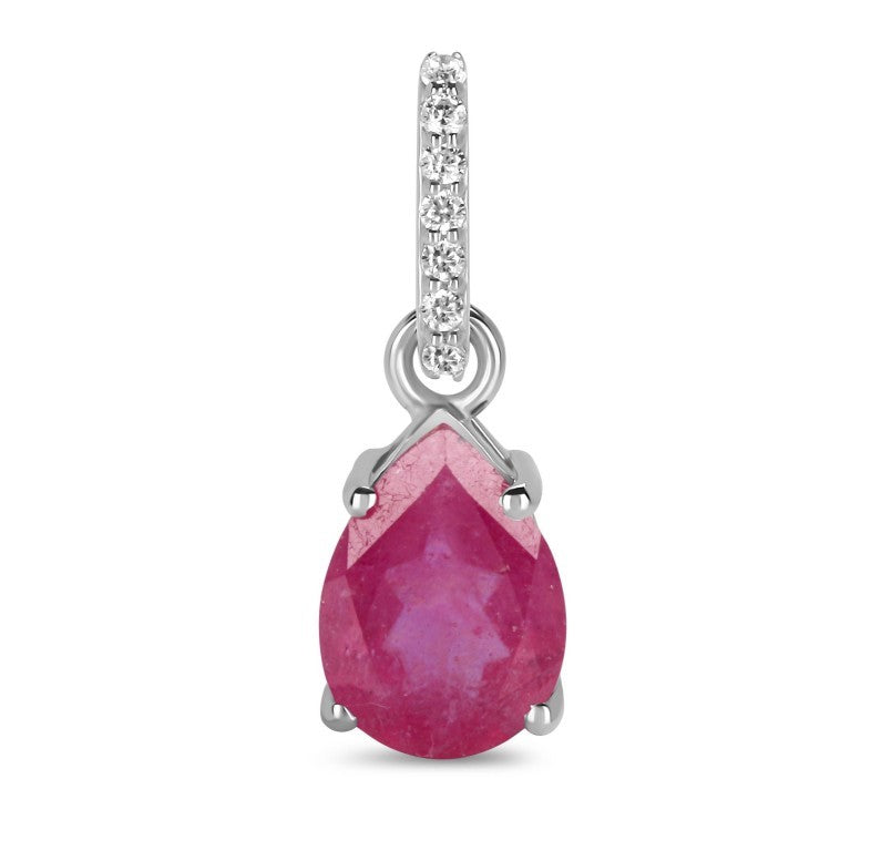 Ruby Zest Drop Pendant