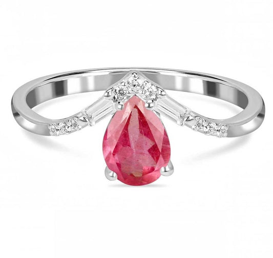 Ruby Royal Zest Drop Ring