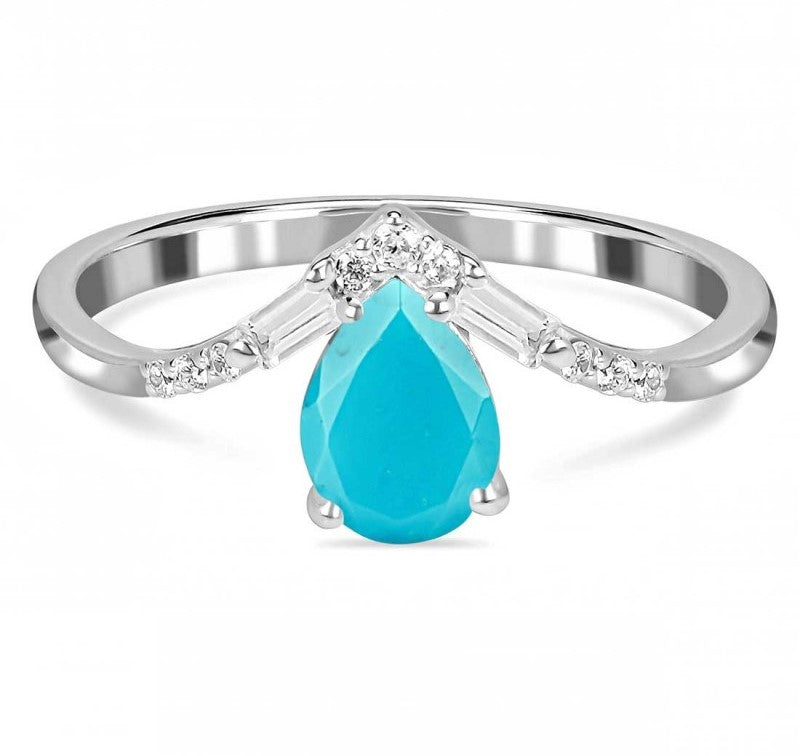 Turquoise Royal Zest Drop Ring