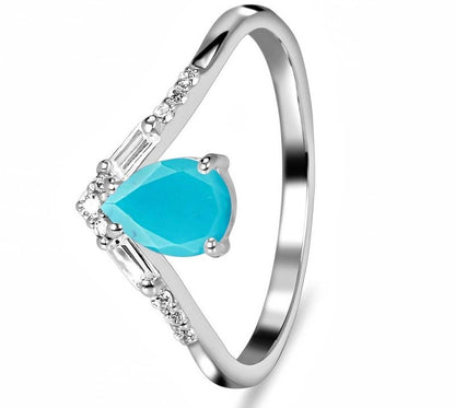 Turquoise Royal Zest Drop Ring